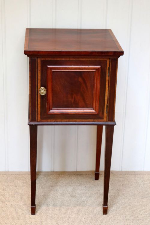 Edwardian Mahogany Bedside Cabinet