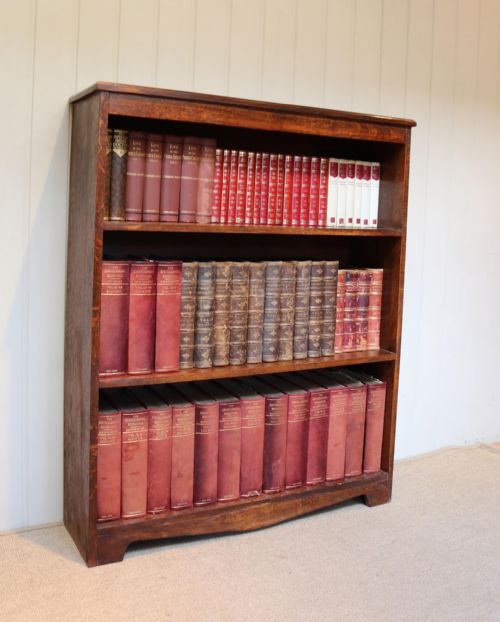 Oak Open Bookcase