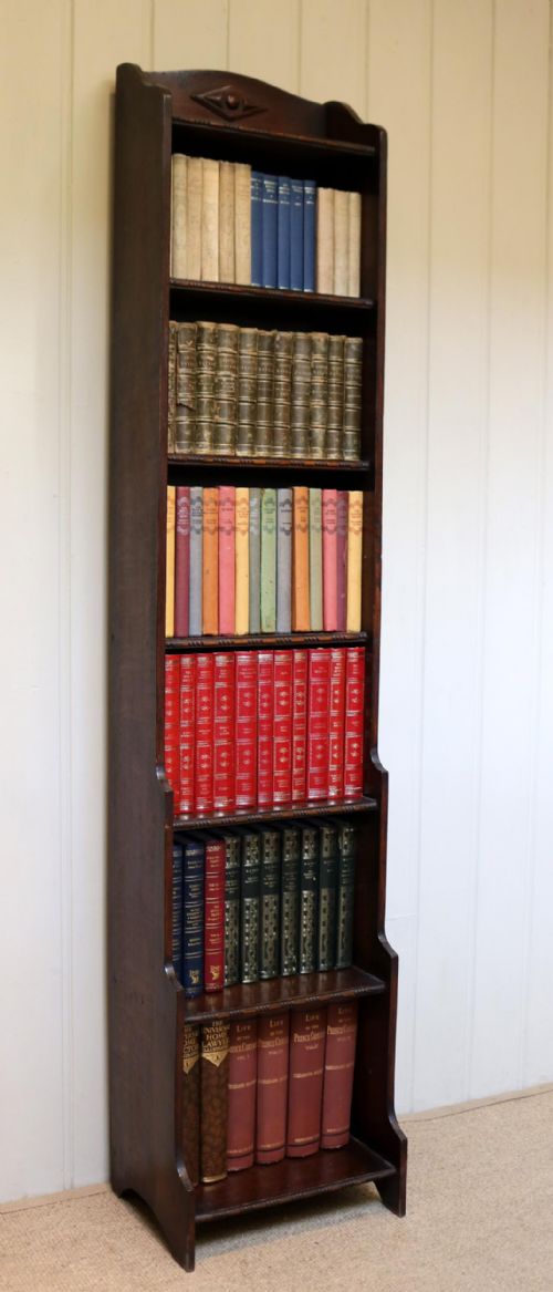 Oak Waterfall Bookcase