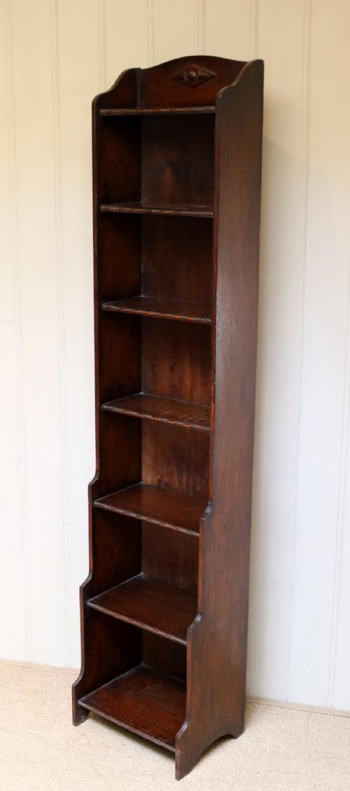 fig 1. Oak Waterfall Bookcase