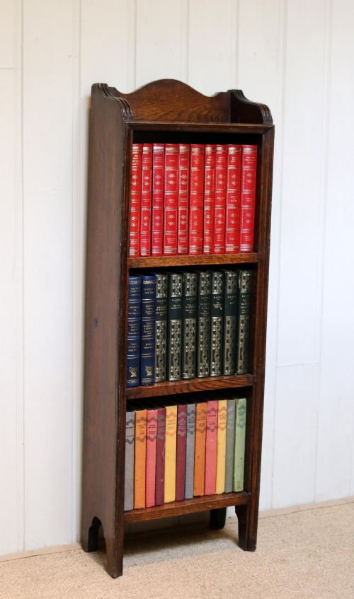 Small Proportioned Solid Oak Open Bookcase