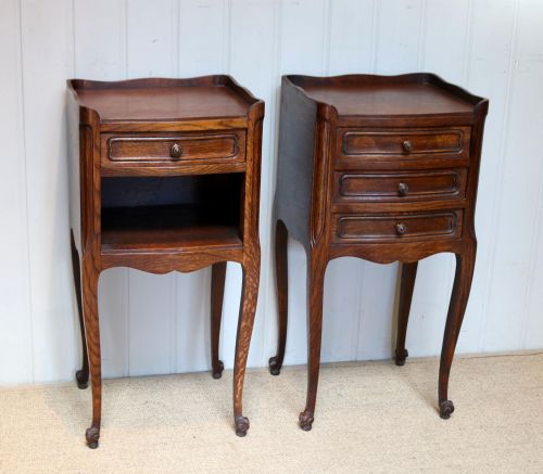 Pair of Oak Bedside Cabinets