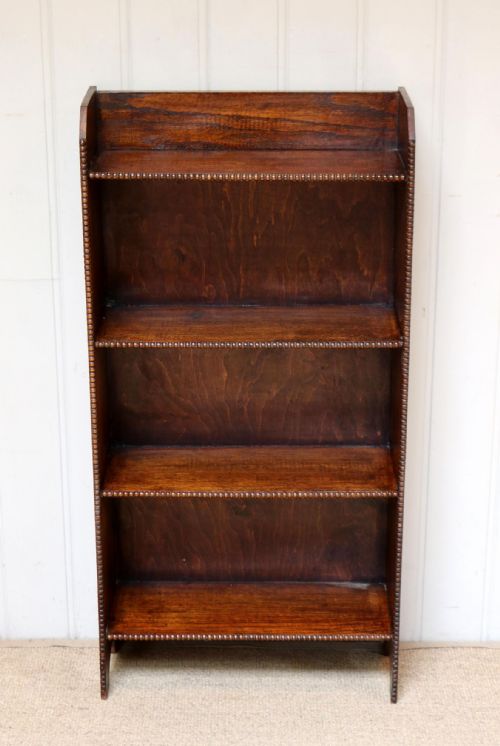 fig 1. Oak Open Bookcase