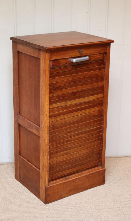 Small Proportioned French Oak Filing Cabinet