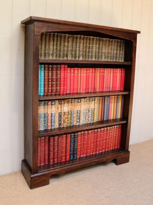 Oak Open Bookcase