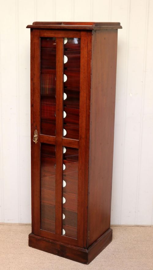 fig 1. Unusual Mahogany Filing Cabinet