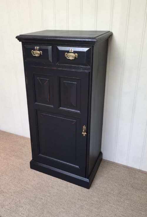 EDWARDIAN PAINTED CUPBOARD - ADDITIONAL PHOTO 2
