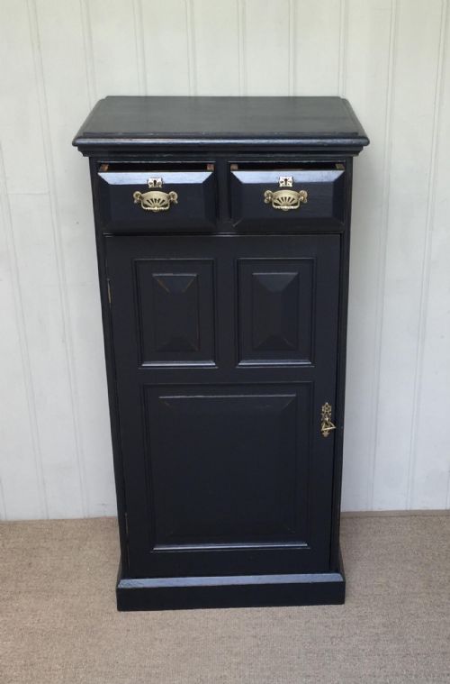 EDWARDIAN PAINTED CUPBOARD - ADDITIONAL PHOTO 5