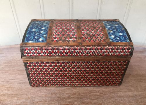COLONIAL DOME TOP TIN CASKET - ADDITIONAL PHOTO 6
