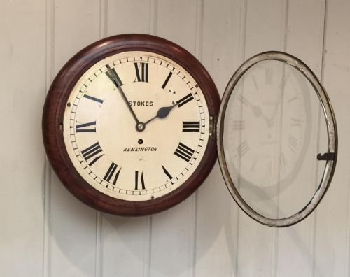 fig 1. Mahogany Fusee Dial Clock