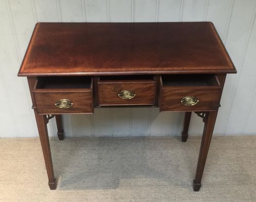 Inlaid Mahogany Side Table