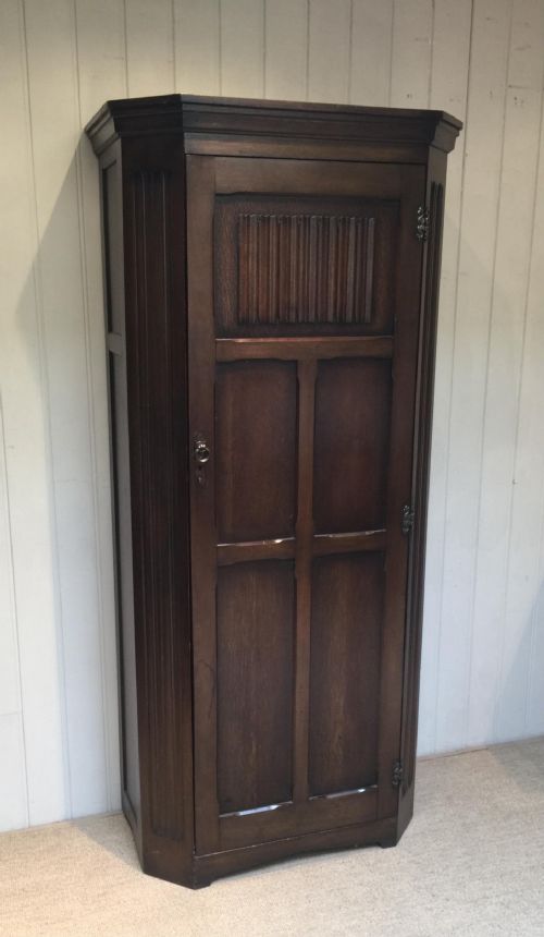 1930s Oak Hall Cupboard
