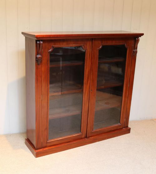 fig 1. Late 19th Century Glazed Two Door Bookcase