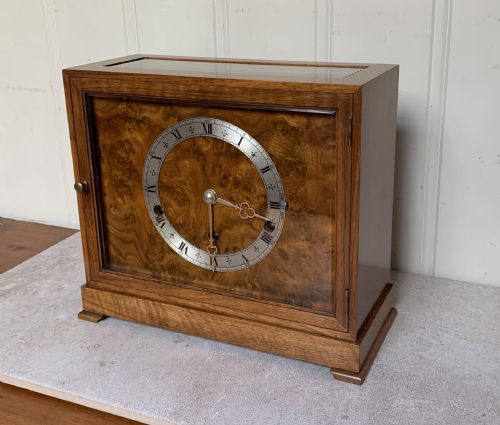 fig 1. Walnut Chiming Elliott Mantel Clock