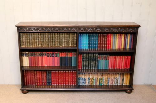 Oak Open Bookcase