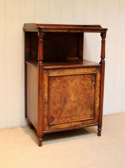 Victorian Burr Walnut Cabinet
