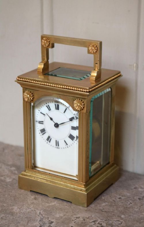 fig 2. French Gilt Brass Carriage Clock