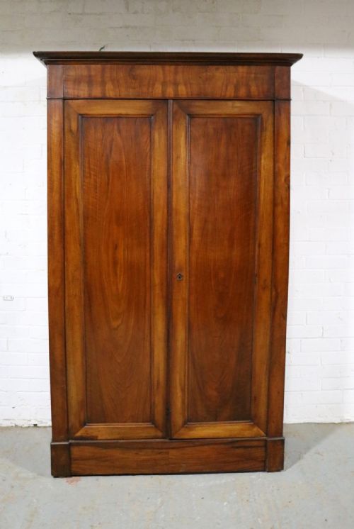 fig 1. Late 19th Century French Cherry Wood Wardrobe