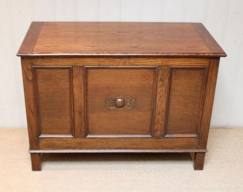 Panelled Oak Coffer