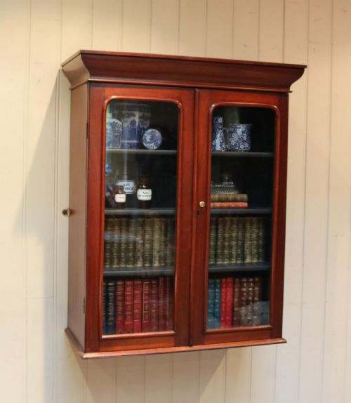Late 19th Century Mahogany Wall Cabinet