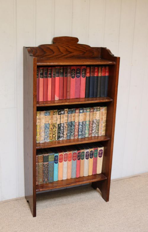 Golden Oak Open Bookcase