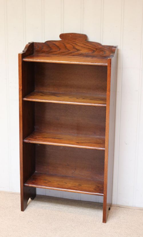 fig 1. Golden Oak Open Bookcase