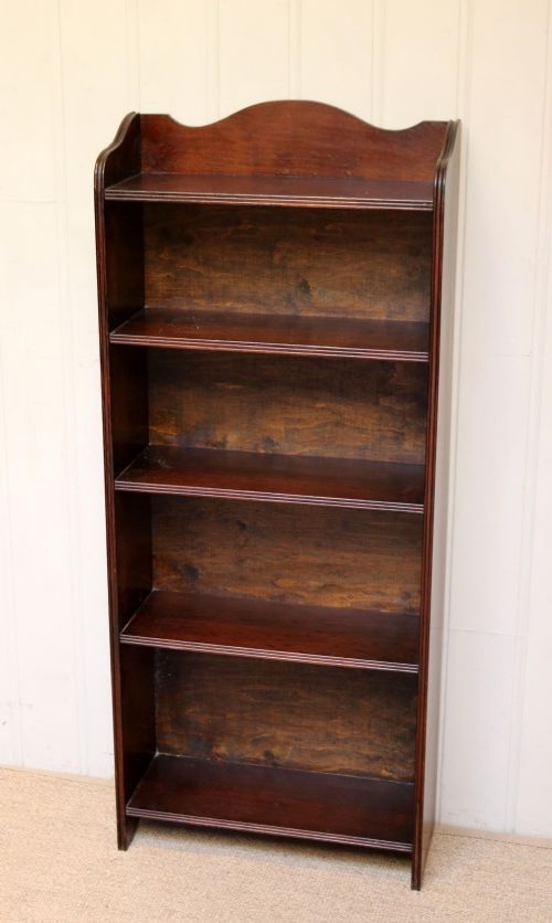 fig 1. Oak Open Bookcase