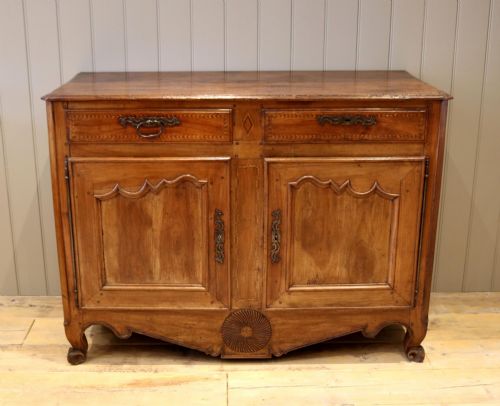 Substantial French Cherry Wood Buffet / Sideboard