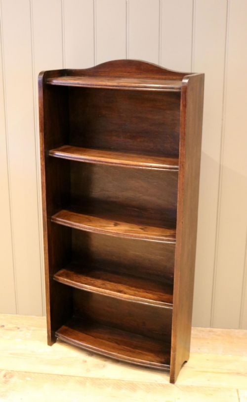 fig 1. Oak Open Bookcase
