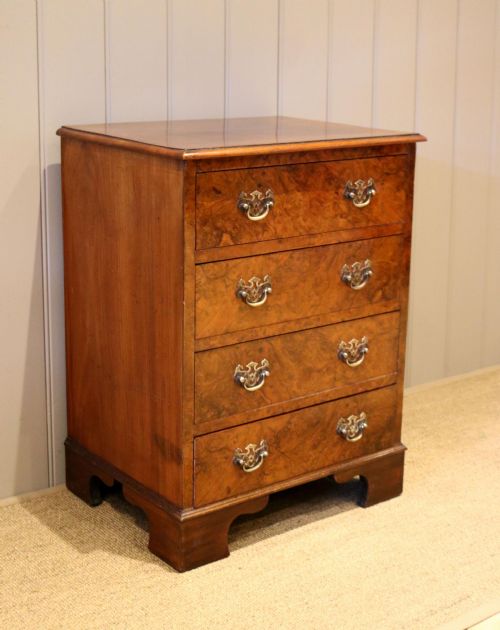 Small Proportioned Burr Walnut Chest of Drawers