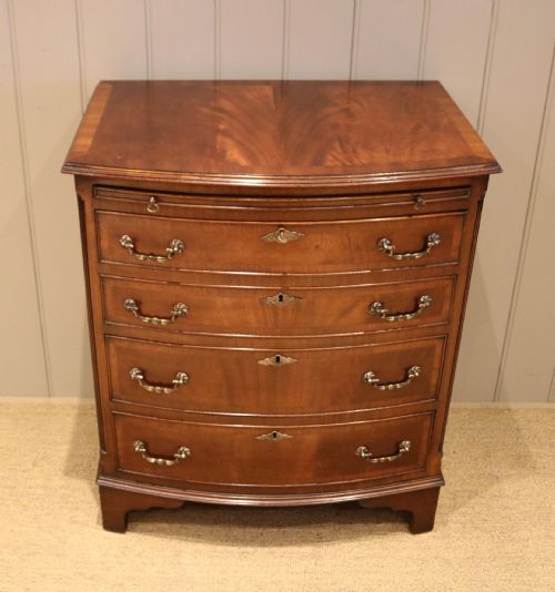 Mahogany Bow Front Chest of Drawers