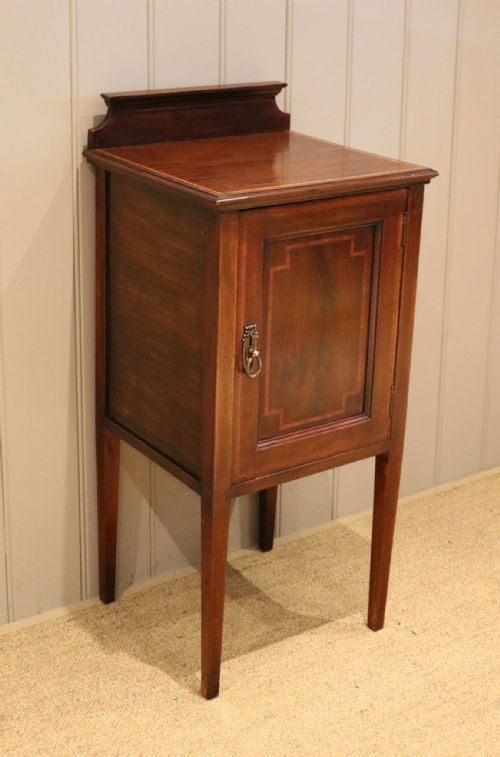 fig 1. Edwardian Mahogany Bedside Cabinet