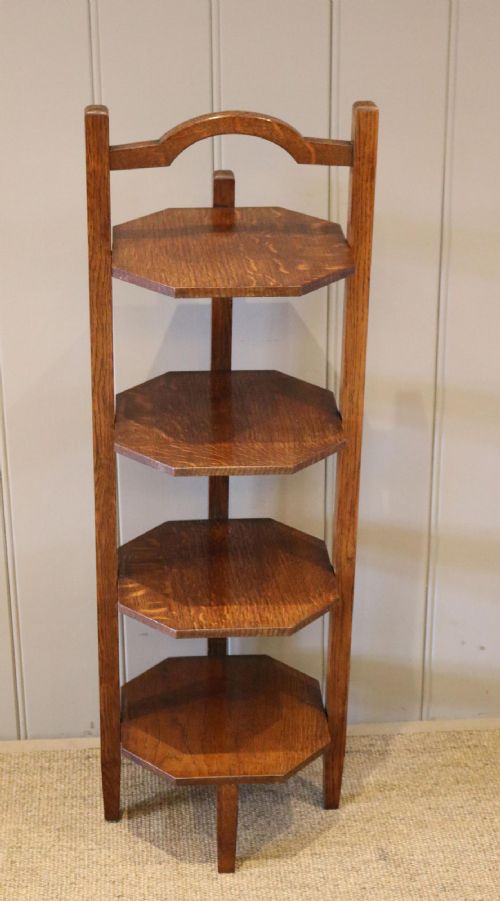 Oak Art Deco Cake Stand