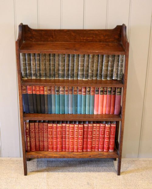 Oak Open Bookcase