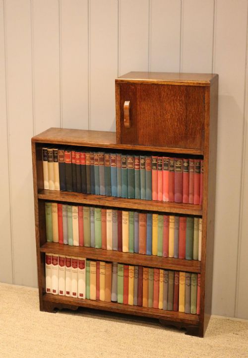 1930s Oak Open Bookcase