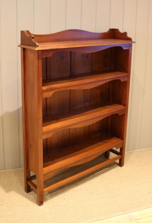 fig 1. Pitch Pine Open Bookcase