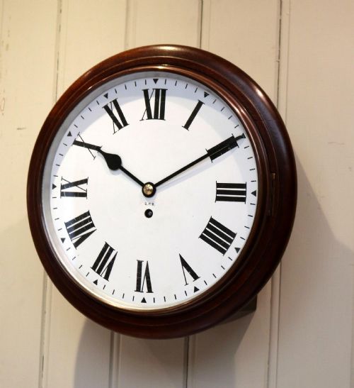 fig 1. Original Post Office Fusee Dial Clock