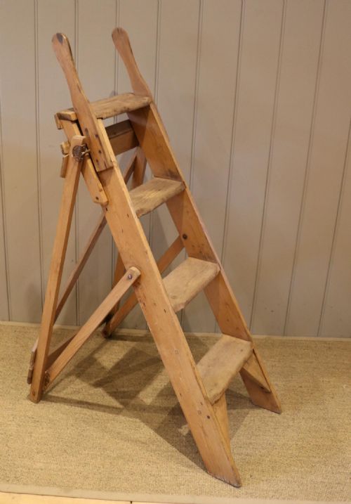 Victorian Pine Step Ladders