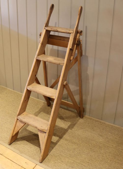 fig 1. Victorian Pine Step Ladders