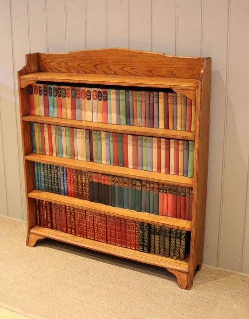 Golden Oak Open Bookcase