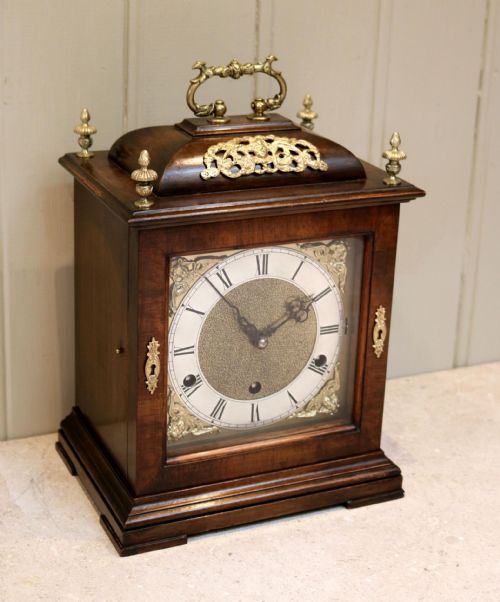 fig 1. Walnut Chiming Bracket Clock