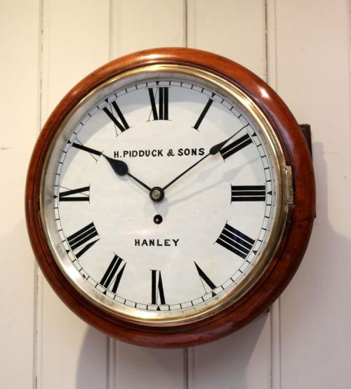 fig 1. Mahogany Fusee Dial Clock