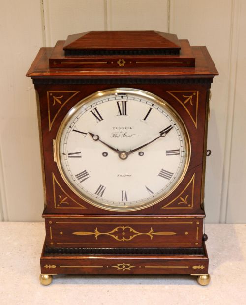 fig 1. Regency Rosewood Chamfer Top Bracket Clock