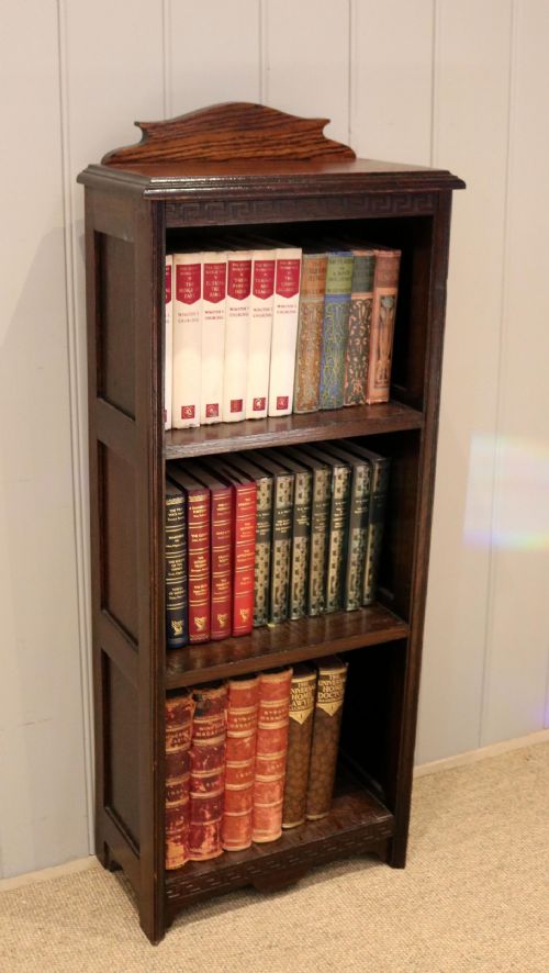 Small Oak Open Bookcase