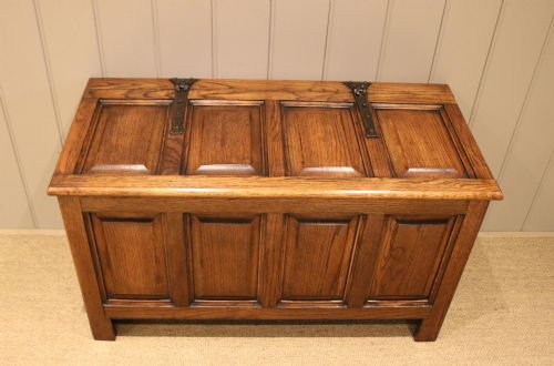 Solid Oak Coffer