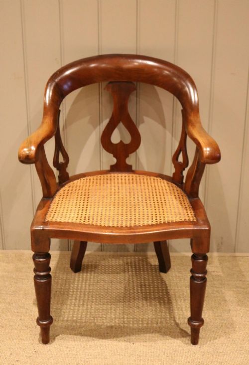 Walnut Cane Seat Chair