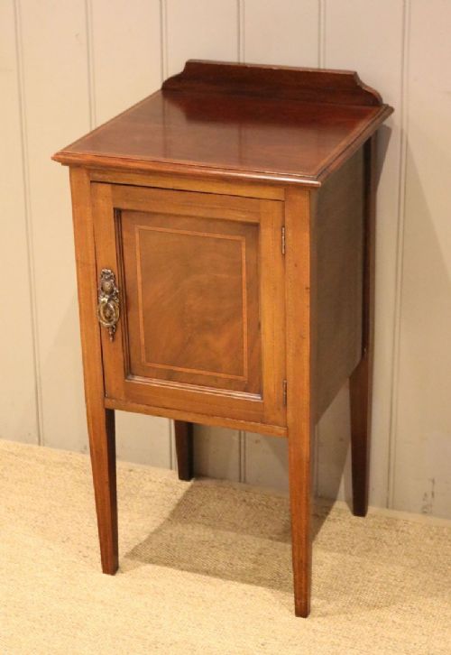 Edwardian Mahogany Bedside Cabinet