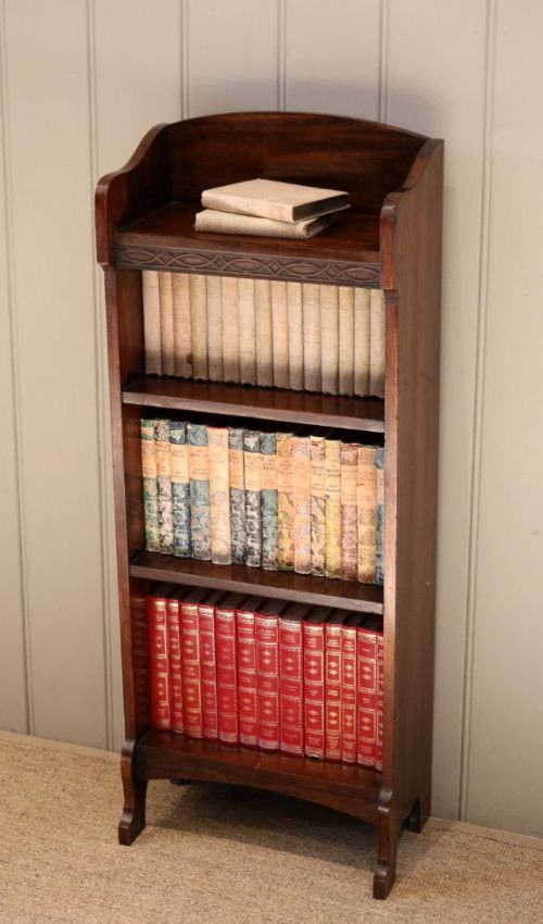 Small Proportioned Mahogany Open Bookcase