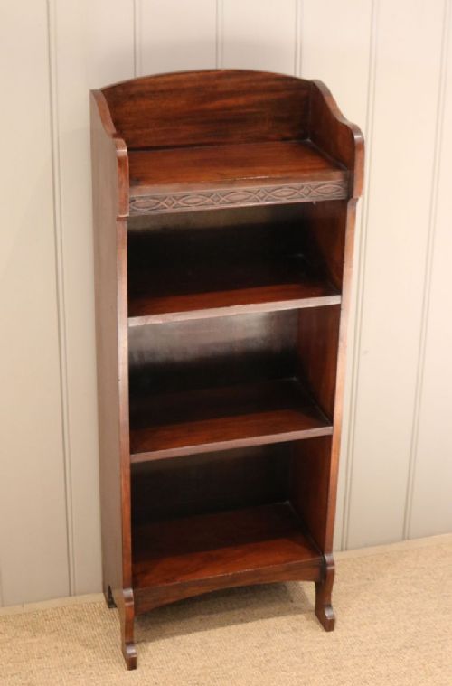 fig 1. Small Proportioned Mahogany Open Bookcase