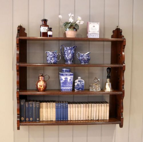 Victorian Walnut Wall Shelves
